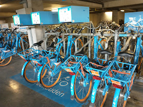 Blue-bike Brugge station