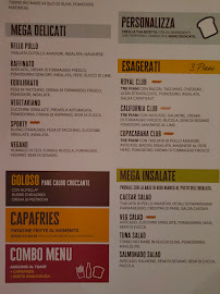 Menu du Capatoast - Toasteria Takeaway à Caserta