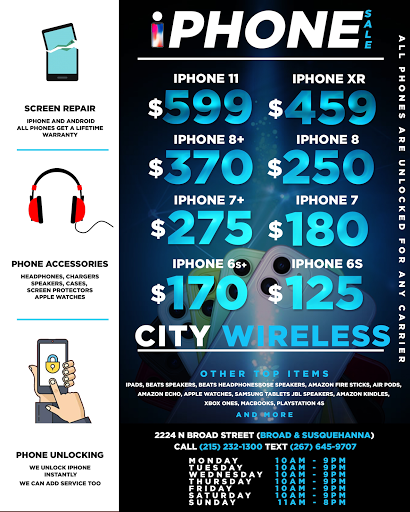 Cell Phone Store «City Wireless», reviews and photos, 2224 N Broad St, Philadelphia, PA 19132, USA