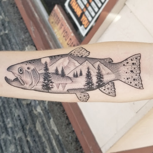 Explore relentless tattoo ideas, creative tattoo ideas in Bellingham, available at Beluga Palooza Tattoo