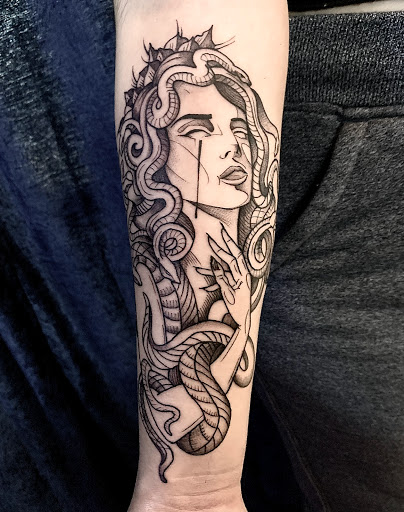 Explore uk tattoo ideas, creative tattoo ideas in Houston, available at Black Swan Tattoo Studio