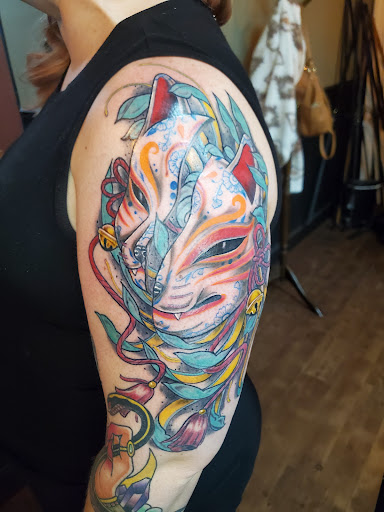 Explore hawk tattoo ideas for females, creative tattoo ideas in Albuquerque, available at Relic Tattoo Co.