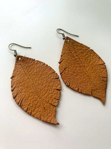 Reviews of Hide and Seek handmade leather earrings in Kerikeri - Jewelry