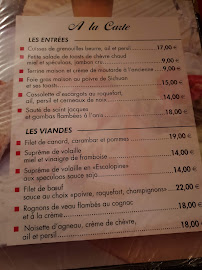 Restaurant tel Père tel Fils à Verdun (le menu)