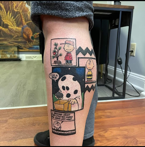 Explore punisher tattoo ideas, creative tattoo ideas in Girard, available at Empress Tattoos FKA Treehouse Tattoo