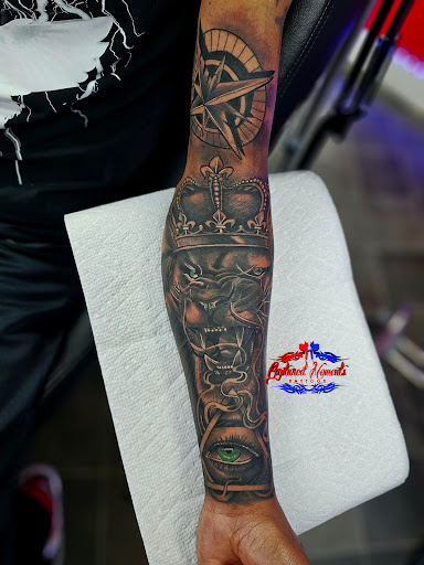 Explore capricorn tattoo ideas male, creative tattoo ideas in Richmond, available at Captured Moment Tattoos