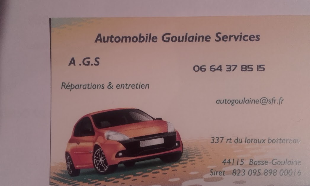 Automobile Goulaine Services AGS Basse-Goulaine