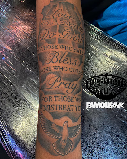 Explore number 8 tattoo ideas, creative tattoo ideas in Hammond, available at Famous Ink, Inc.