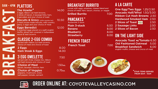 Restaurant «Coyote Valley Casino Restaurant», reviews and photos, BIA Rd 228, Redwood Valley, CA 95470, USA