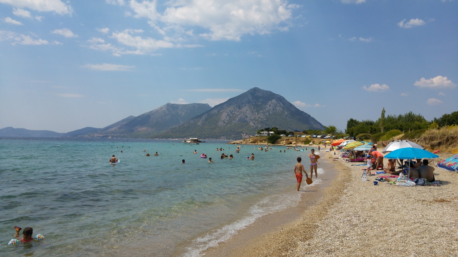 Foto av Agrilia beach med flera långa vikar