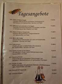 Menu / carte de Trattoria Toscana à Wittenberg