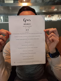 Gros à Paris menu
