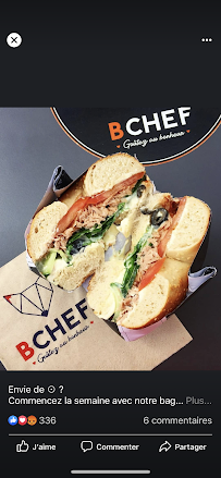 Menu / carte de BCHEF - STRASBOURG à Strasbourg