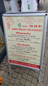 Menu / carte de Nan King China-Restaurant à Euskirchen