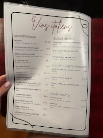 Menu du Bistro Mimi à Bordeaux