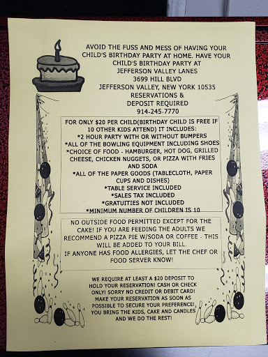 Bowling Alley «Jefferson Valley Lanes», reviews and photos, 3699 Hill Blvd, Jefferson Valley, NY 10535, USA