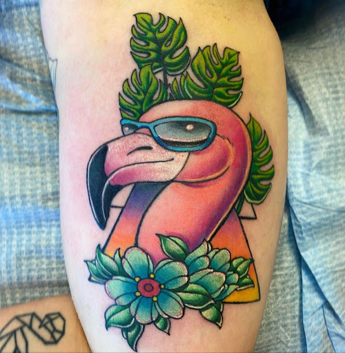 Explore tiger lily tattoo ideas, creative tattoo ideas in Virginia Beach, available at Studio Evolve