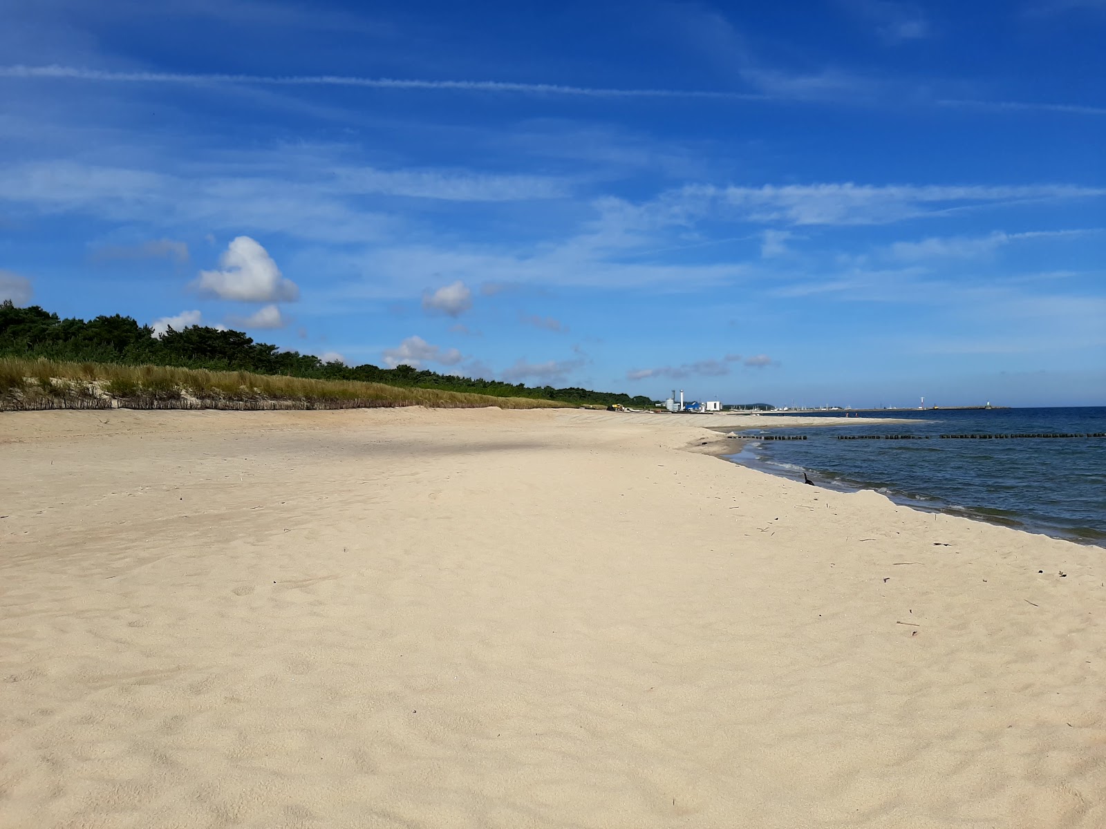 Foto van Chalupy Plaza met turquoise puur water oppervlakte