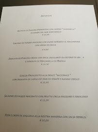 Osteria Alla Sicilia Casa Vian à Dosson menu