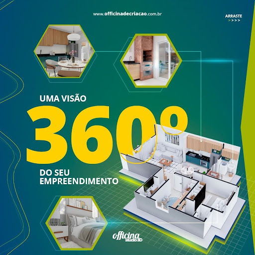 Logo da empresa - Officina Studio 3D