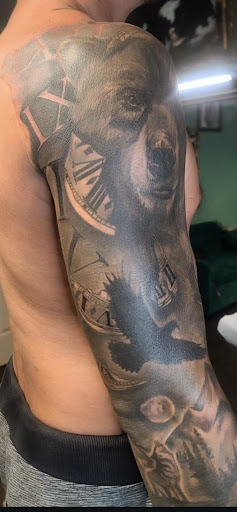 Explore deer hunting tattoo ideas, creative tattoo ideas in Ozark, available at Olympus Heights