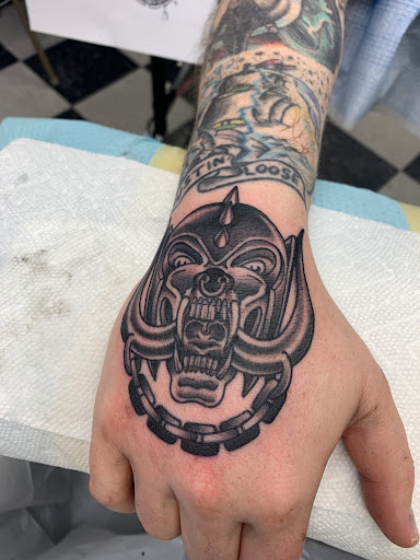 Explore tiger shark tattoo ideas, creative tattoo ideas in Cranston, available at TomButts Tattoo LLC