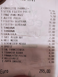 Restaurant Hall Pub Brasserie - Crema à Crema (le menu)