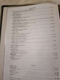 Trattoria L'Orologio à Taranto menu