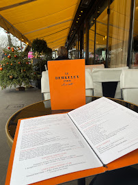 Restaurant français Le Berkeley à Paris (le menu)
