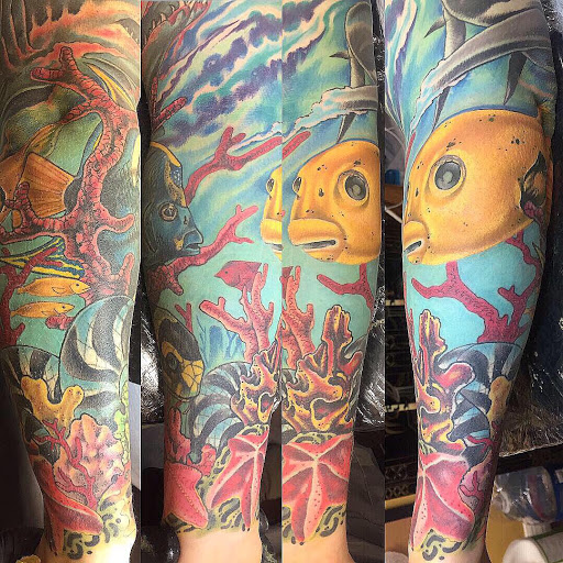 Explore quarter size tattoo ideas, creative tattoo ideas in Jacksonville, available at Valei Arts Tattoo Studio