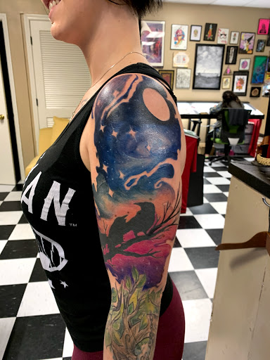 Explore semicolon butterfly tattoo ideas, creative tattoo ideas in Augusta, available at Mr. Tattoo