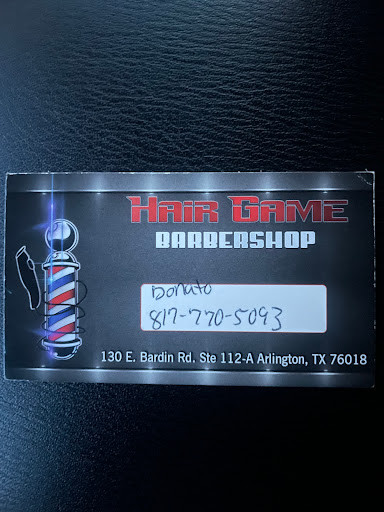 Barber Shop «Hair Game Barbershop», reviews and photos, 130 E Bardin Rd # 112, Arlington, TX 76018, USA