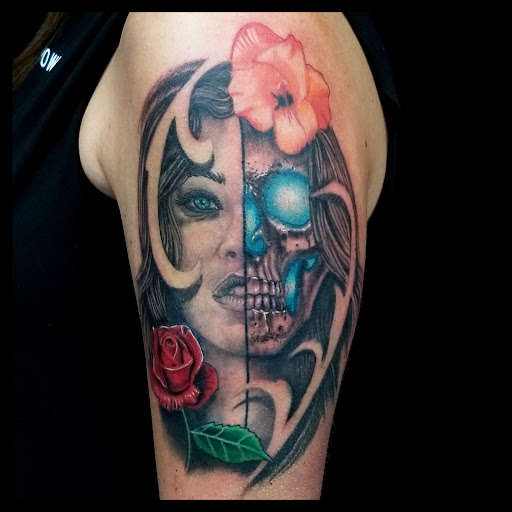 Explore tattoo back cover up ideas, creative tattoo ideas in Casper, available at Final Thoughts