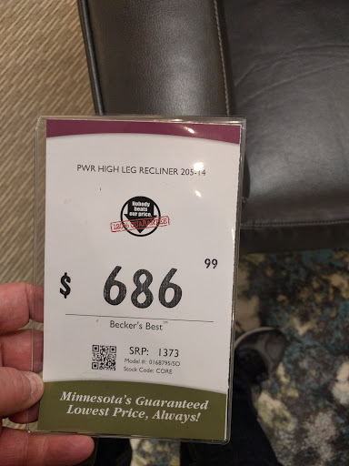 Furniture Store «Becker Furniture World - Maple Grove», reviews and photos, 16625 County Rd 30, Maple Grove, MN 55311, USA