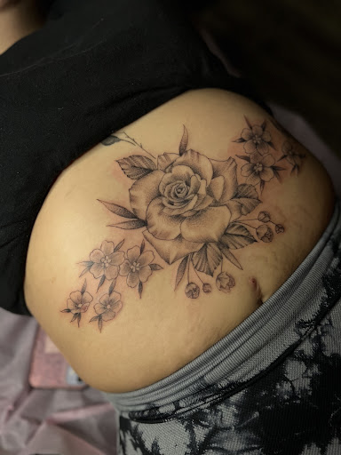 Explore neck tattoo ideas guys, creative tattoo ideas in Apple Valley, available at 21st Vintage Tattoo