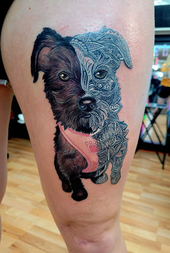 Explore not all who wander are lost tattoo ideas, creative tattoo ideas in Benton, available at Spectrum Tattoo