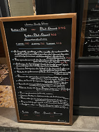 Menu / carte de Bistrot Belhara à Paris