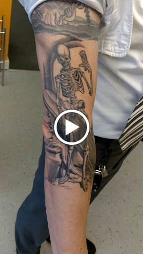 Explore optical illusion tattoo ideas, creative tattoo ideas in Marietta, available at Monkeys Uncle Tattoo