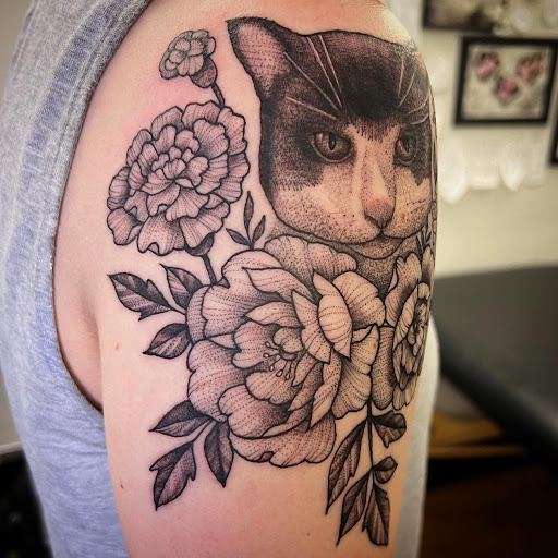 Explore pug tattoo ideas, creative tattoo ideas in Santa Rosa, available at Anchor Rose Tattoo