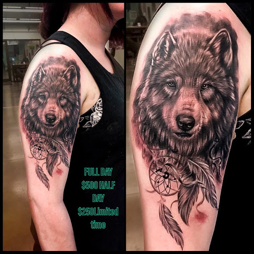 Explore mens sleeve tattoo idea, creative tattoo ideas in Parker, available at Sublime Colorado Body Mod And Tattoo