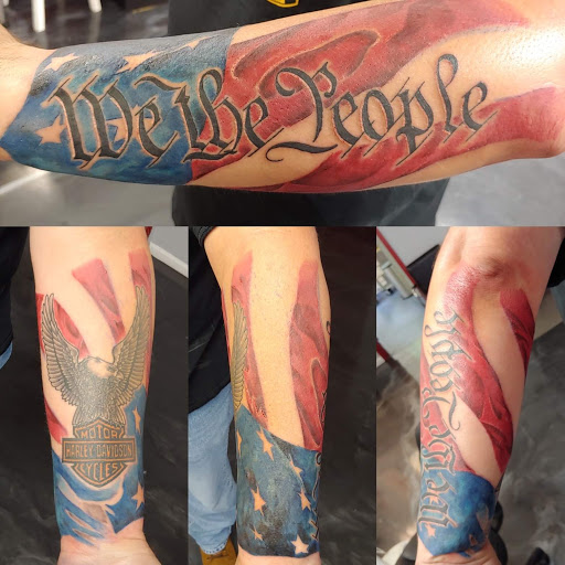 Explore street tattoos ideas, creative tattoo ideas in Yorktown, available at Army Navy Tattoo