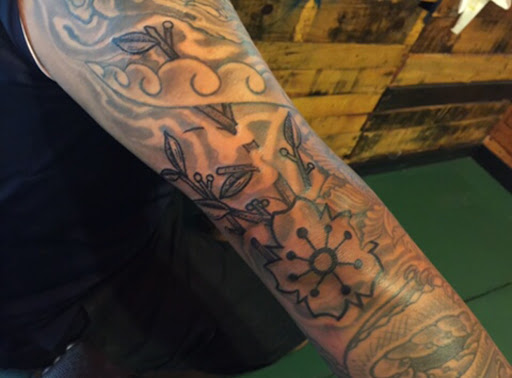 Explore banjo tattoo ideas, creative tattoo ideas in San Diego, available at Lavish Tattoo Company