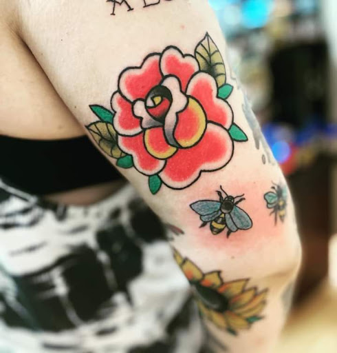 Explore tattoo ideas wolf, creative tattoo ideas in Benton, available at Spectrum Tattoo