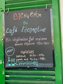 Café l'Écomotive à Marseille carte