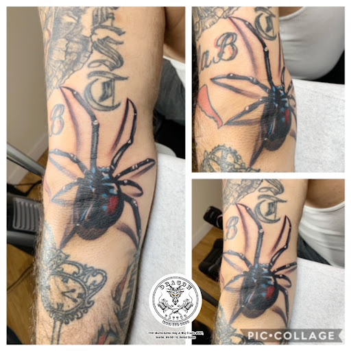 Explore lat long tattoo ideas, creative tattoo ideas in Seattle, available at Dragon Tattoo