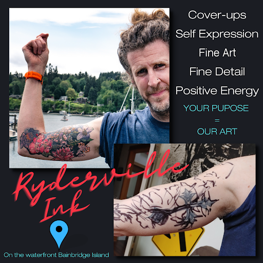 Explore capricorn tattoo ideas for men, creative tattoo ideas in Bainbridge Island, available at Ryderville Ink Tattoos & Fine Art