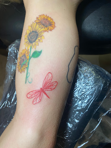 Explore bald head tattoo ideas, creative tattoo ideas in Venice, available at House of Ink