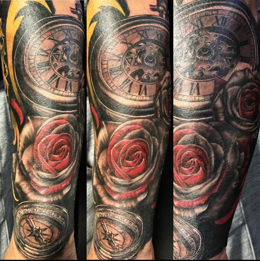 Explore alcoholic tattoo ideas, creative tattoo ideas in Odessa, available at Black Cat Tattoo Company