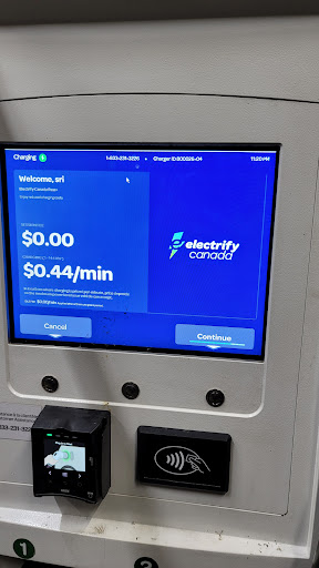 Electric vehicle charging station Ottawa