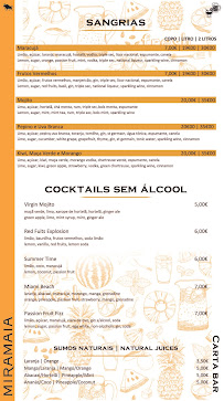 Miramaia Steakhouse à Maia menu